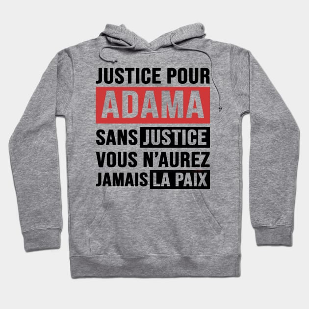 Justice Pour ADAMA Hoodie by CF.LAB.DESIGN